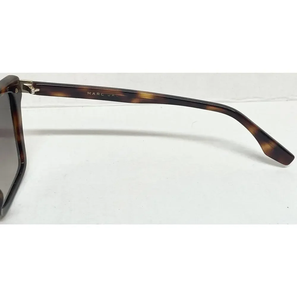Marc Jacobs MARC 568/S Tortoise Havana Flat-Top Square Sunglasses Brown Gradient